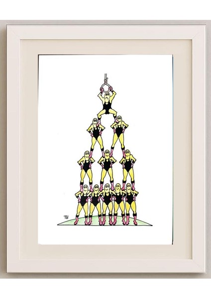 Tomislav Dusanic 29X21CM Orijinal Karikatür Tablo fırsatları