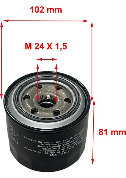 Toyota Carina 2.0d 54-61 Kw 1988-1997 Yağ Filtresi fiyatları