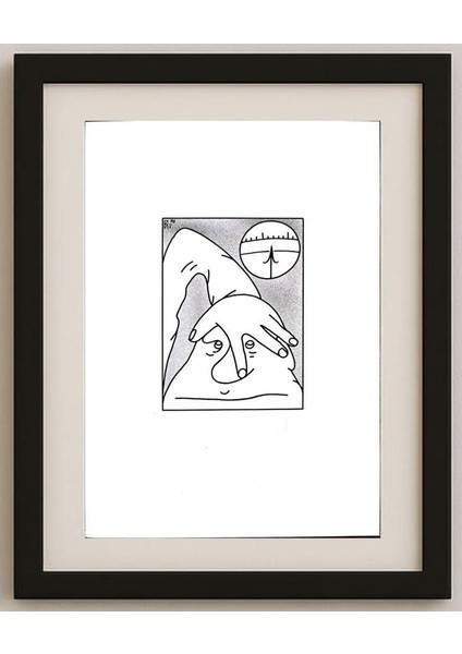 Vitalij Koryako 29X21CM Orijinal Karikatür Tablo