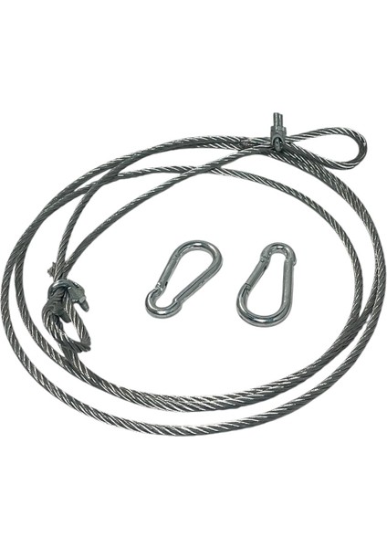 Özel Oto 3.5 Ton Çelik Alaşım Çekme Halatı 3 Metre