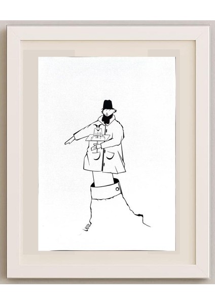 Unknown 43X30CM Orijinal Karikatür Tablo fırsatları