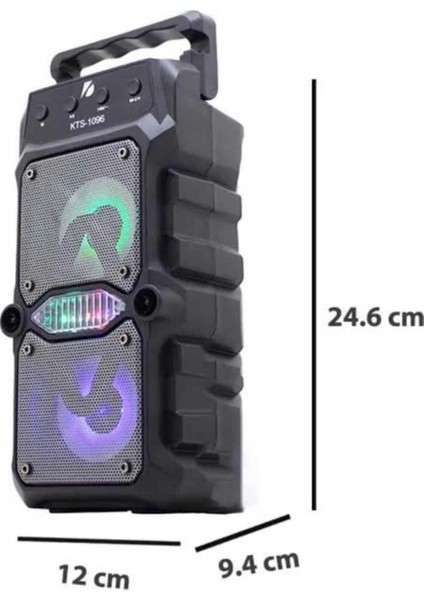 Taşınabilir Kablosuz Bluetooth Hoparlör Uzun Pil Ömrü LED Işıklı fırsatları