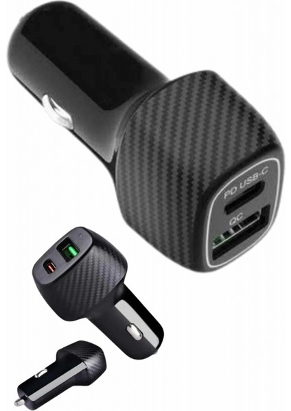 Araç Içi Hızlı Şarj Soketi 38W Oto Çakmaklık Type-C Araba Çakmaklık modelleri