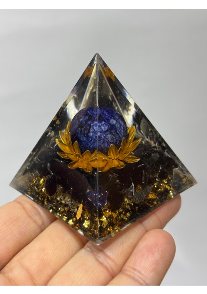 Lacivert Yıldız Taşlı Şans Orgoniti indirimleri