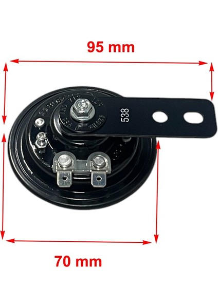 12V, 105 Db, 420 Hz, Universal Motosiklet ve Araç Kornası fiyatları
