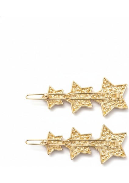 Üçlü Yıldız Şekilli Metal Toka, Metal Klipsli Üçlü Yıldız Toka (2 Adet) fırsatları