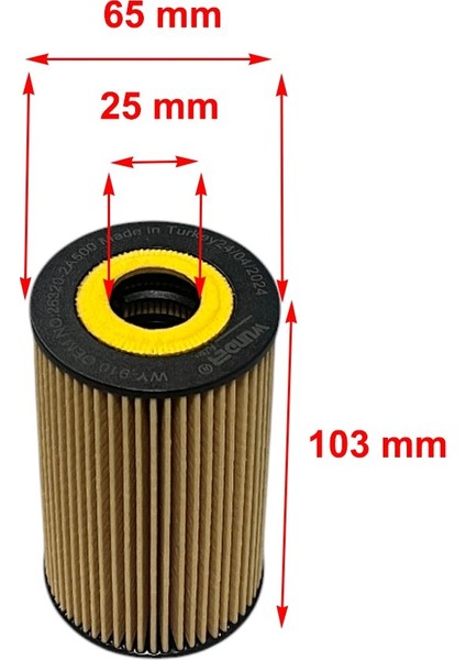 Hyundai I30 1.4d 66 Kw, 1.6d 66-70-81-85-94-100 Kw 2007-2018 Yağ Filtresi fiyatları