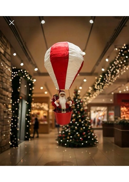 Uçan Balonlu Noel Baba Paraşüt Dekor Süs fiyatları