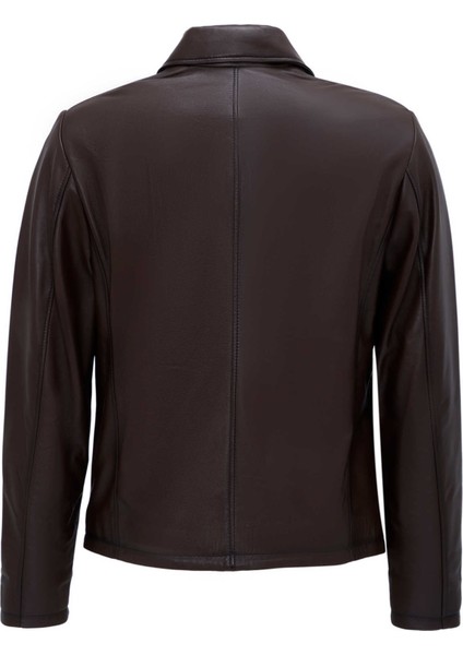 Kahve Hakiki Deri Erkek Hakiki Deri Mont - E25GRJ310620-Q3I fırsatları