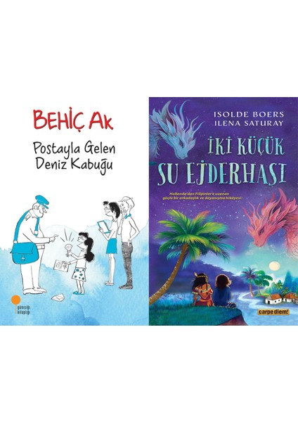 Postayla Gelen Deniz Kabuğu (Behiç Ak) ve Iki Küçük Su Ejderhası (Ilena Saturay - Isolde Boers)