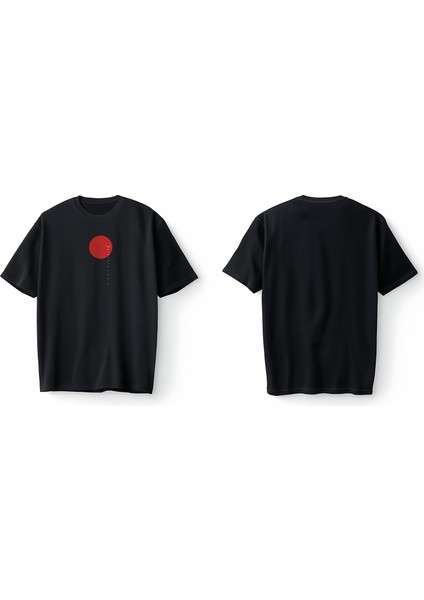 Naruto Anime Japan Japanese Baskılı Oversize Unisex Tişört T-Shirt modelleri