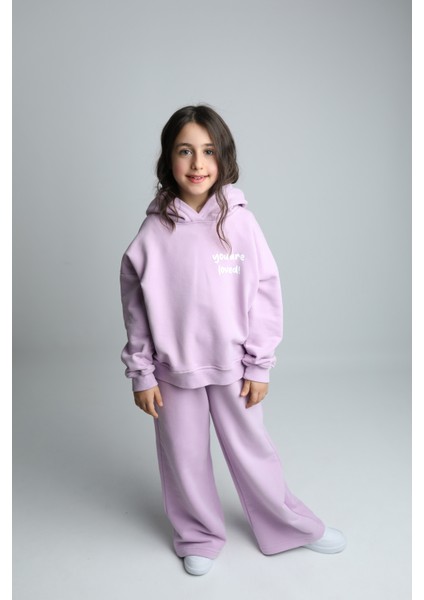 You Are Loved Kapüşonlu Kız Çocuk Ikili Takım modelleri