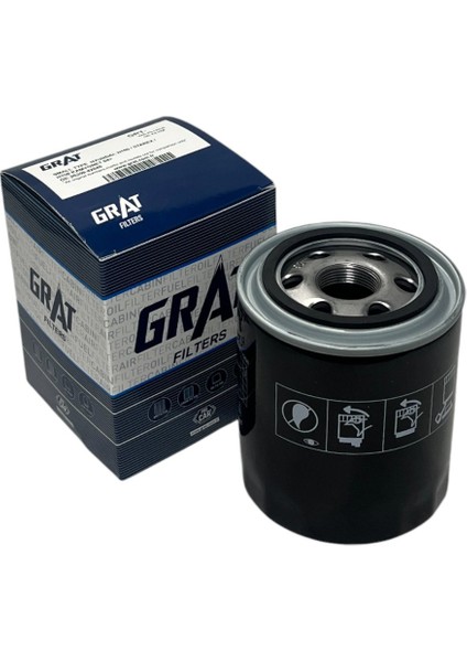 Hyundai H100 2.5 D, 2.6 D 2000-2016 Ince Tip Yağ Filtresi