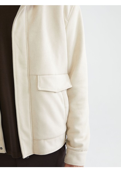 Yeni Sezon Standart Kalıp Kürk Yaka Süet Erkek Mont fırsatları