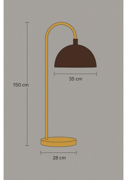 🟤 Nuda Light Mellow Arc Lambader fırsatları