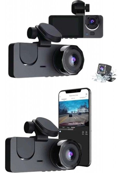 Carplay Fotoğraf ve Video Kaydedici Araç Içi Kamera Ekranlı indirimleri