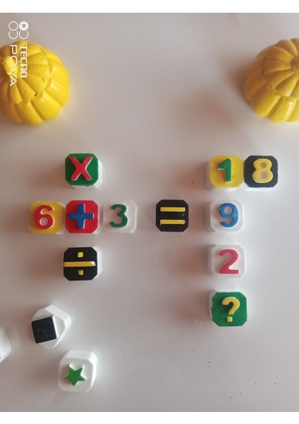 Harfler ve Sayılar 74 Adet (3d) Alfabe Taş Boyama Seti Çocuk Gelişimi Eğitici Oyuncaklar Taş Boyama