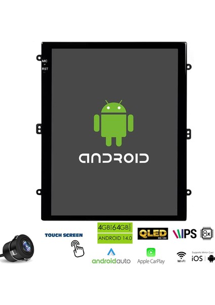 Gladı GL-907 Tablet Multimedya Android 9.7 Inç Tesla Universal 4+64GB 8 Çekirdek