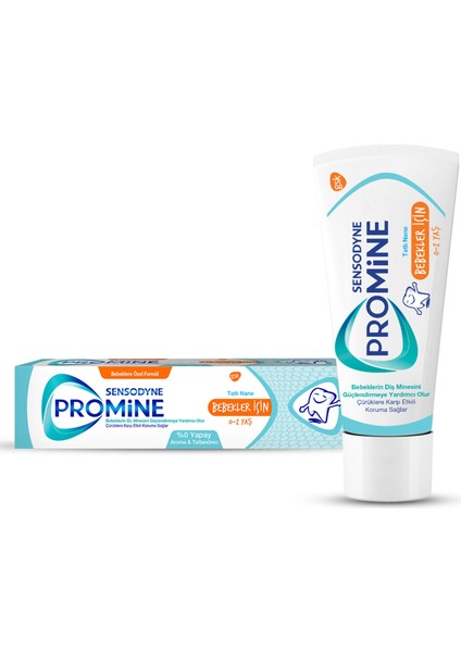 Promine Baby 0-2 Yaş Diş Macunu 50 ml 3 Adet