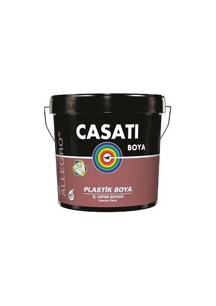 Casati Allegro Plastik Iç Cephe Boyası 20 kg Buz Beyazı