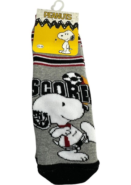 3'lü Peanuts Figürlü Tabanı Kaydırmaz Çocuk Havlu Çorap fiyatları