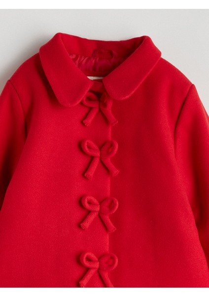 Yeni Sezon Basic Kız Çocuk Kaşe Kaban fırsatları