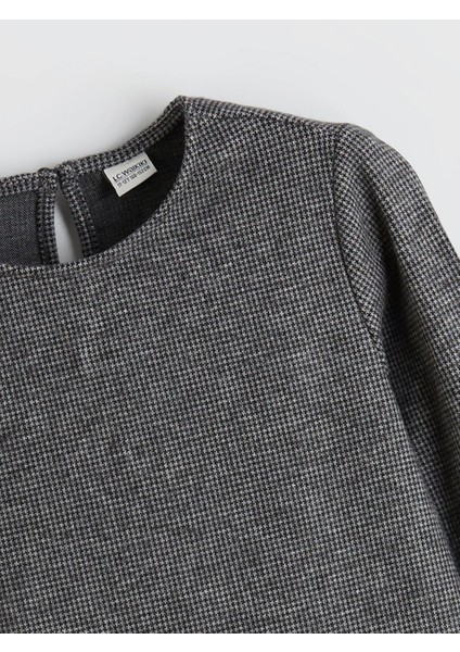 Lcw Kids Siyah Bisiklet Yaka Pileli Kız Çocuk Elbise fiyatları