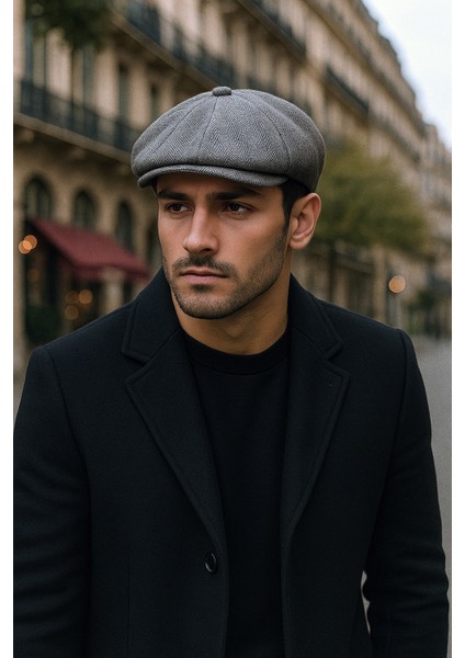 Erkek Kışlık Kasket 8 Parça New Boys Şapka Model Peaky Blinders Shelby Beckham Şapka