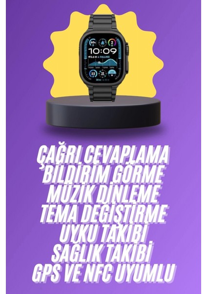 Ultra 3 Kordonlu Amoled Ekran Akıllı Saat Çok Fonksiyonlu Uyku ve Sağlık Takibi fiyatları