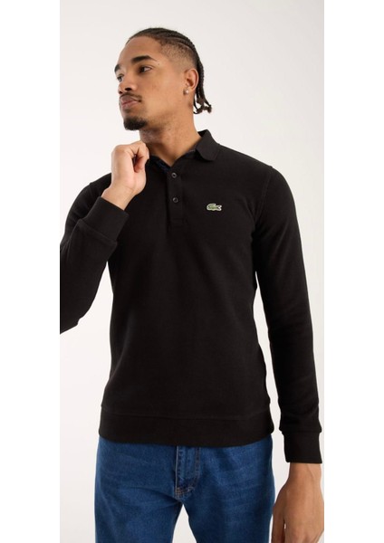 coste Polo Garnili Siyah Regular Fit