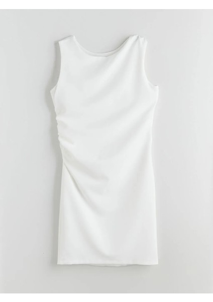 Lcw Kids Ekru Büzgülü Kız Çocuk Abiye Elbise fırsatları