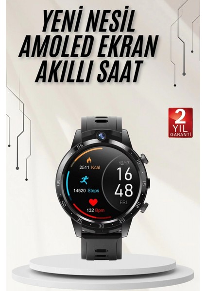 Akıllı Saat 3 Kordon Akıllı Saat Android ve Ios Uyumlu Uzun Ömürlü Titreşimli