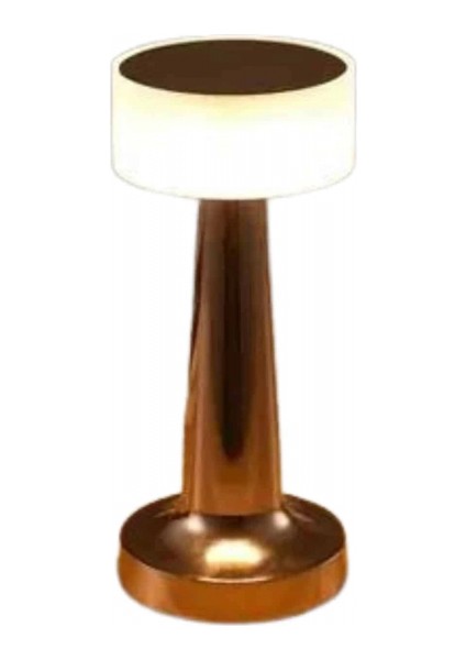 Kablosuz Renkli Masa ve Gece Lambası Altın Rengi Dokunmatik LED Lamba indirimleri