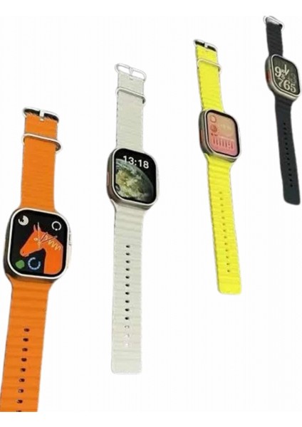 Akıllı Saat Bleutooth Bağlantılı Akıllı Saat Amoled Ekran 49 mm indirimleri