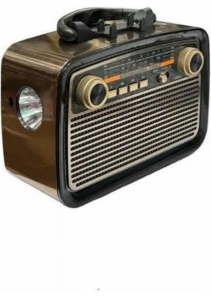 Nostalji Radyo Bluetooth Hoparlör Usb-Sd Kart Giriş LED Fener Işıklı Bataryalı Pilli fiyatları