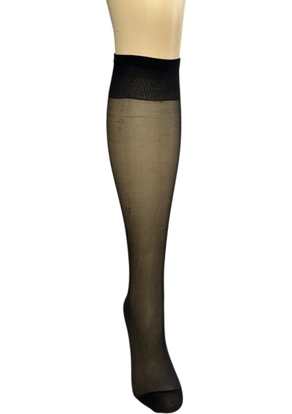 Kadın 6'lı Fit 15 Dizaltı Ince Parlak Pantolon Çorap