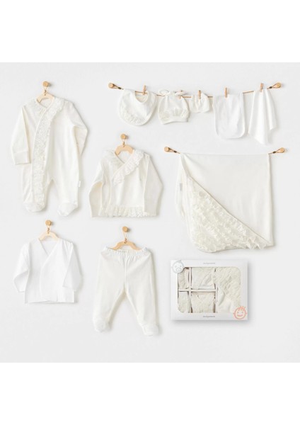 Newborn Chic Girl 10'lu Hastane Çıkışı Ekru