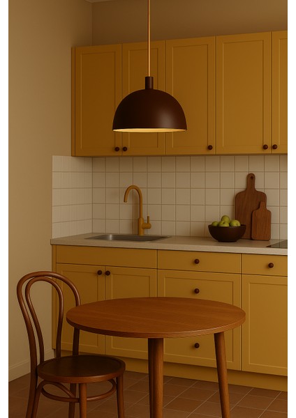 🟤 Nuda Lıght Mellow Arc Sarkıt Lamba fiyatları