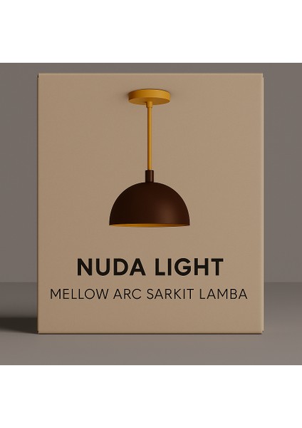 🟤 Nuda Lıght Mellow Arc Sarkıt Lamba indirimleri