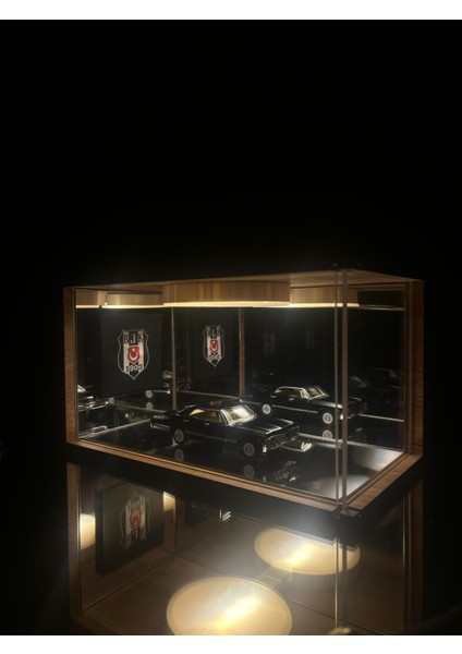 El Yapımı Diecast Garaj Seti 1:18 Temalı Dekoratif Araba ve Garaj Seti | Masaüstü Hediyelik