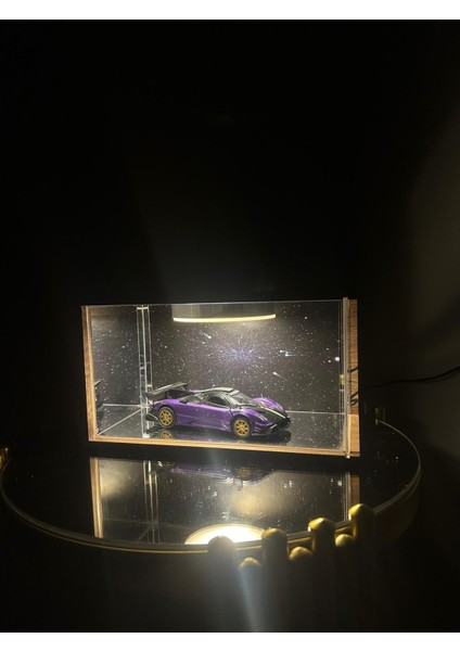 El Yapımı Diecast Garaj Seti 1:18 Temalı Dekoratif Araba ve Garaj Seti | Masaüstü Hediyelik modelleri