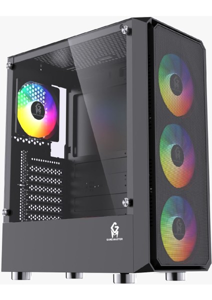 R14 Rainbow 4 Fanlı Atx Gaming Kasa 450W Psu