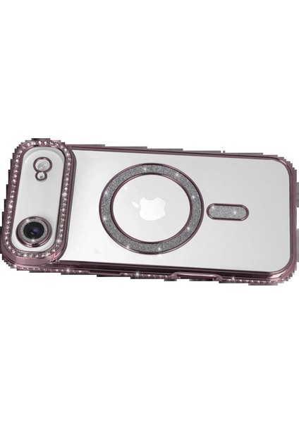 Apple iPhone 17 Air Joke Simli Magneticsafe Kılıf - PEMBE-(5796) - MCT3491-5260 modelleri