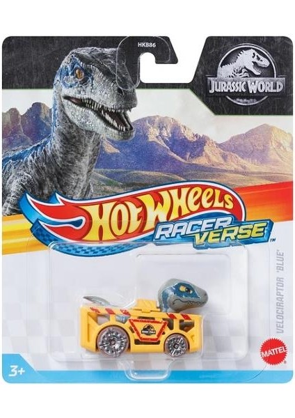 Racerverse Jurassic World Velociraptor Blue HRT35
