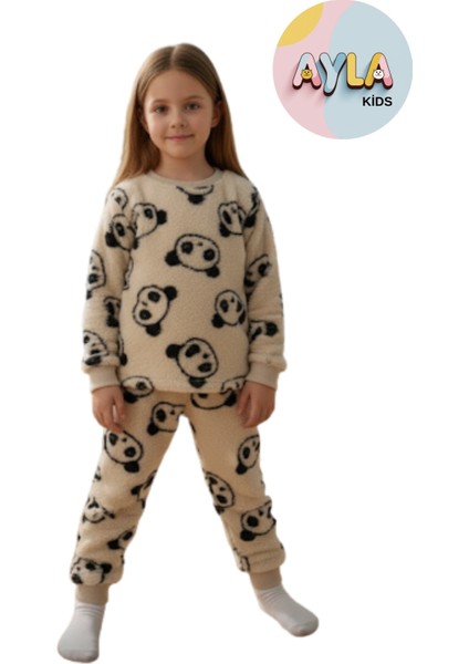 Kuzu Peluş Kumaş Yumuşacık Doku Alt Üst Takım Panda Figürlü fiyatları