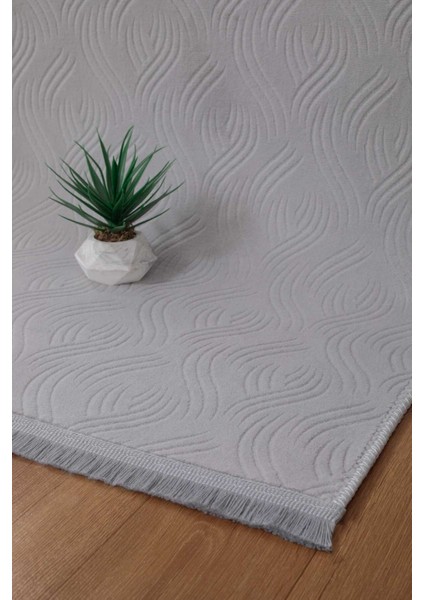 Bukle Kabartmalı Rölyef Kaymaz Tabanlı Yıkanabilir Salon,mutfak,koridor Bej Rayne Yolluk