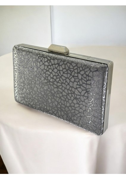 Platin Ithal Simli Desenli Kadın Abiye Çanta fiyatları