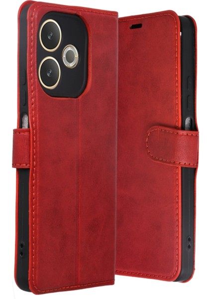 Oppo A5 Pro 4g Trend S Plus Kapaklı Kılıf - KIRMIZI-(5796) - MCT2659-6716