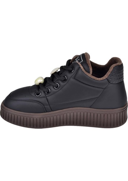 Esnek Taban Kadın Spor Ayakkabı Sneaker GJ-25K419-1 Siyah Kahve modelleri
