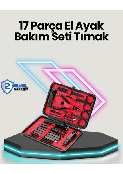 Profesyonel Paslanmaz Çelik Manikür & Pedikür Seti - ?80?40E0-6G5180